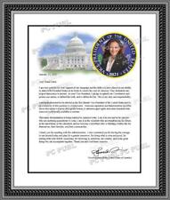 Kamala Harris Personalized Thank You Letter Photo Presidential Seal Wh House picture