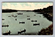 Lake Maranacook ME-Maine, Vintage c1911 Souvenir Postcard picture