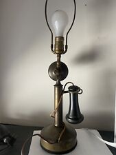 Candlestick telephone Light Lamp Brass picture