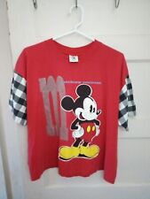Mickey And Co Vintage 90s Disney Mickey Mouse Cropped Tee Size Large picture