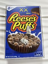 KAWS x Reese’s Puffs Blue Box Limited Edition Cereal SEALED with Case picture