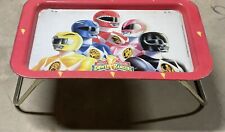 Mighty Morphin Power Rangers VINTAGE Metal TV Dinner Serving Tray Saban 1994 picture