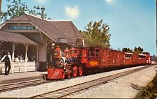 Disneyland Train C.K. Holiday Stopped In Frontierland Early CA Magic Kingdom picture