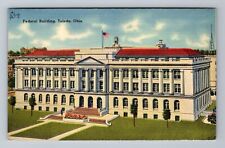 Toledo OH-Ohio, Federal Building, c1939 Antique Vintage Souvenir Postcard picture
