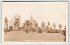 Postcard Vintage RPPC Bayfront Park in Miami, Florida picture