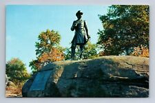 Postcard Warren Monument Gettysburg Pennsylvania Little Round Top picture