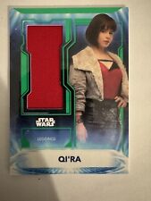 2021 Topps Star Wars Battle Plans Sourced Fabric Relics FR-Q Qi'ra /99 picture