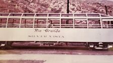 8x10 1950's DRGW Rio Grande Silver Vista Passenger Car Train Photo Railroad B1 picture