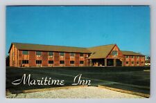 Sturgeon Bay WI-Wisconsin, Maritime Inn, Advertising, c1984 Vintage Postcard picture