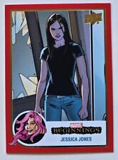 Jessica Jones Marvel Beginnings Upper Deck 2022 Vol. 2 Series 1  Card #142 Red picture