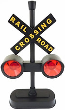 15887 Railroad Train / Track Crossing Sign with Flashing Lights and Sounds picture