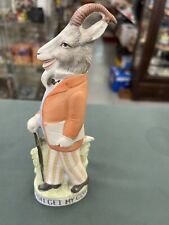 Schafer & Vater German Porcelain Flask You Get My Goat Nippy  picture