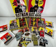 MASSIVE Collection of 1989 TOPPS Batman Movie Trading Cards & Stickers - MINT picture