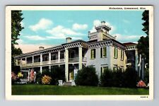 Greenwood MS-Mississippi, Malmaison, Antique, Vintage Souvenir Postcard picture