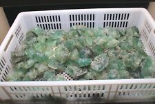 1000g Rare Transparent Green Cube Fluorite Crystal Mineral Specimen/China picture