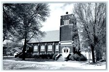 c1910's 1st Presbyterian Church Scene Street Vinton Iowa IA RPPC Photo Postcard picture