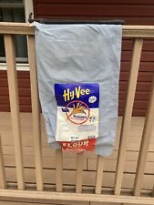 Vintage HY-VEE Grocery Flour Sack CLOTH 25 lb Sack Paper Label Hy-Vee Food Store picture