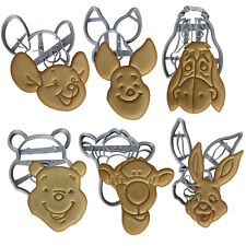 Winnie Set of 6 Cookie Cutters | Pooh | Tigger | Piglet | Rabbit | Roo | Eeyore picture