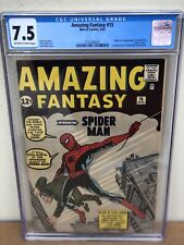 Amazing Fantasy 15 CGC 7.5 (7.0 8.0 8.5 cant Compare￼ ￼1st Spider-man 3754186001 picture