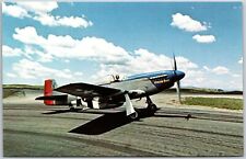 North American P-51D 352nd FG, 328th FS 8th Air Force Aircraft Postcard picture