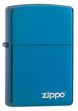 Zippo Classic High Polish Blue Zippo Logo Windproof Lighter, 20446ZL picture