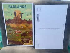 Lantern Press Postcard Badlands National Park picture