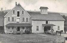 HUBBARDSVILLE, MADISON CO., NY ~ FEED & SAW MILL ~ G.V. MILLAR, PUB. ~ used 1912 picture