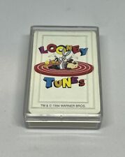 Vintage Looney Tunes 1994 Mini Playing Cards with Plastic Case Complete Decks picture