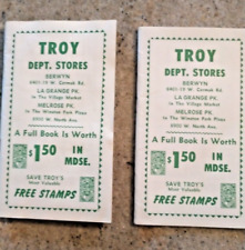 Troy Department Store Vintage Trading Stamps Books Chicago IL picture