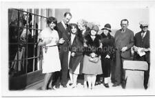 1920's 30's GROUP PORTRAIT Vintage FOUND PHOTOGRAPH bw Original Portrait 012 15 picture