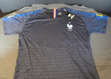 NEW FRANCE NATIONAL FOOTBALL TEAM SOCCER FOOTBALL GRAY BLUE FIFA JERSEY 3XL picture