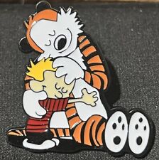 Calvin & Hobbes Big Hug Hugging Classic Cartoon Hat Jacket Enamel metal Pin picture