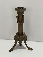 ANTIQUE BRONZE FRENCH EMPIRE STYLE CANDLESTICK CANDLE HOLDER picture