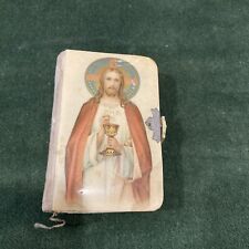 Miniature antique Little Catholic Childs First Communion Manual  Hard Cover picture