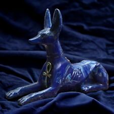 Egyptian Anubis Rare Ancient Antiquities Statue God Jackal Egypt Pharaonic BC picture
