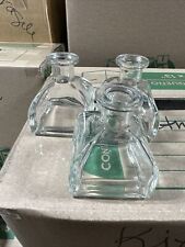 Vintage Antique Style Solid Clear Square Glass Inkwell Ink pot Bottle (3) picture
