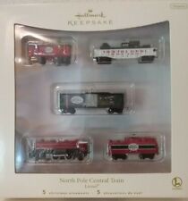 Hallmark 2007 Miniature North Pole Central Train Lionel; 5-piece set; MIB NRFB  picture