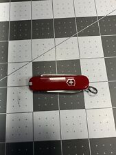 Victorinox Classic Escort Swiss Army Knife 58MM RED  Excellent Retired 7056 picture