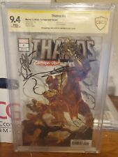 Thanos #4 2019 Carnage-ized Variant Graded 9.4 2x signed picture