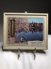 Vintage 50’s Advertising Thermometer ~ Salesman Sample 122 ~ Lakeside Scene picture