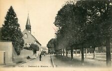 France Sens - Boulevard de Maupeon old postcard picture