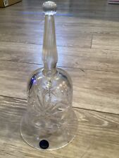 Vintage Leaded Crystal Dinner Bell Glass Fermoy IRELAND MINT picture