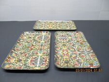 SET OF 3 VINTAGE TIP TRAYS FROM THE VIKING CO. MCM picture