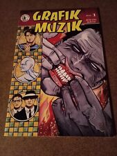 GRAFIK MUZIK #1 1990 Caliber Press MIKE ALLRED 1st Color Madman Comic Book picture