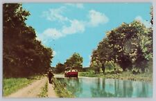 The Chesapeake And Ohio Canal Postcard Canal Boat Williamsport Maryland Potomac picture