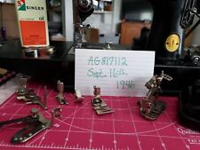 Vintage Singer Featherweight Sewing Machine With  Attachments picture