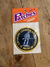 RARE ~ Lexington Massachusetts Patch ~ Birthplace Of American Liberty VINTAGE A5 picture