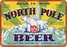Metal Sign - 1934 North Pole Beer - Vintage Look Reproduction picture