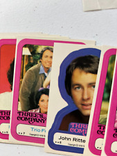 1978 TOPPS THREE'S COMPANY STICKER SET OF 44 FROM VENDING SUZANNE SOMERS RITTER picture