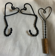 Miniature Twisted Wire Hooks & Rug Beater Decor picture